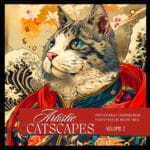 Artistic Catscapes Vol 2 Vol 1 ADHD Friendly Adult Fine Art Adult Coloring Book
